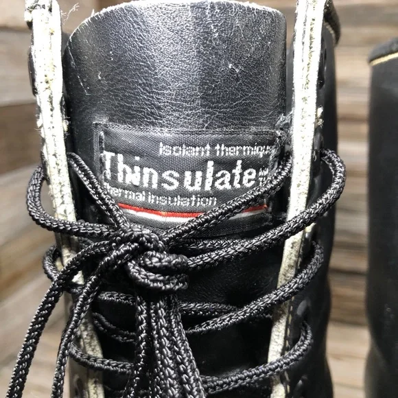 Danner? Matterhorn? Thinsulate Black Leather Steel Toe Military Boots Men US 10 - Picture 7 of 11